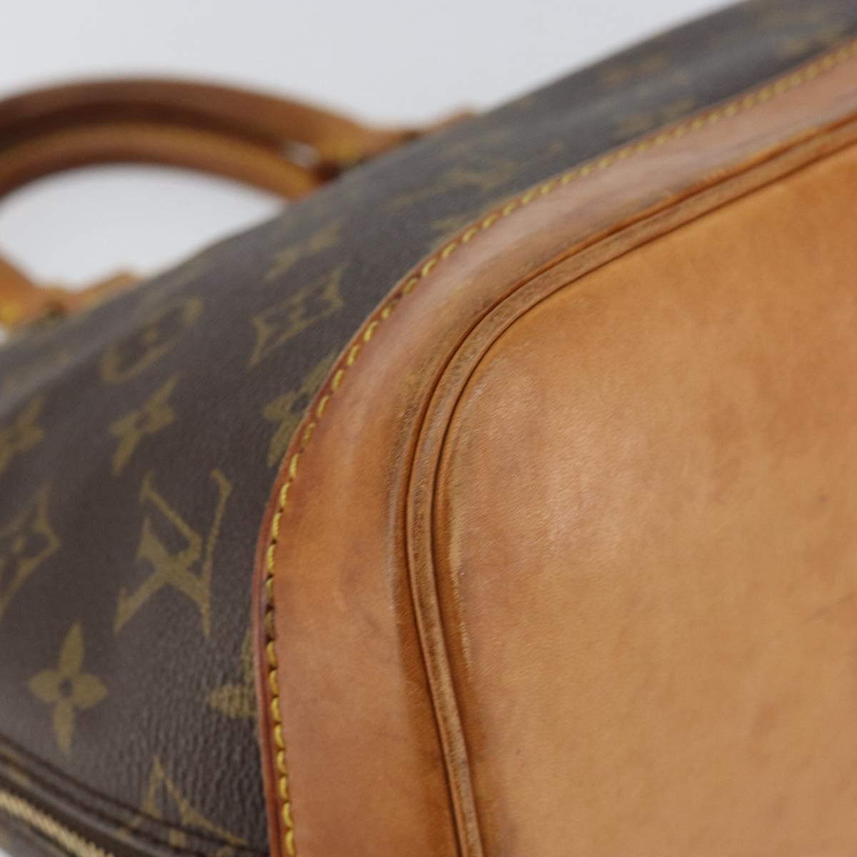 LOUIS VUITTON Monogram Alma Hand Bag M51130 LV Auth BA7631