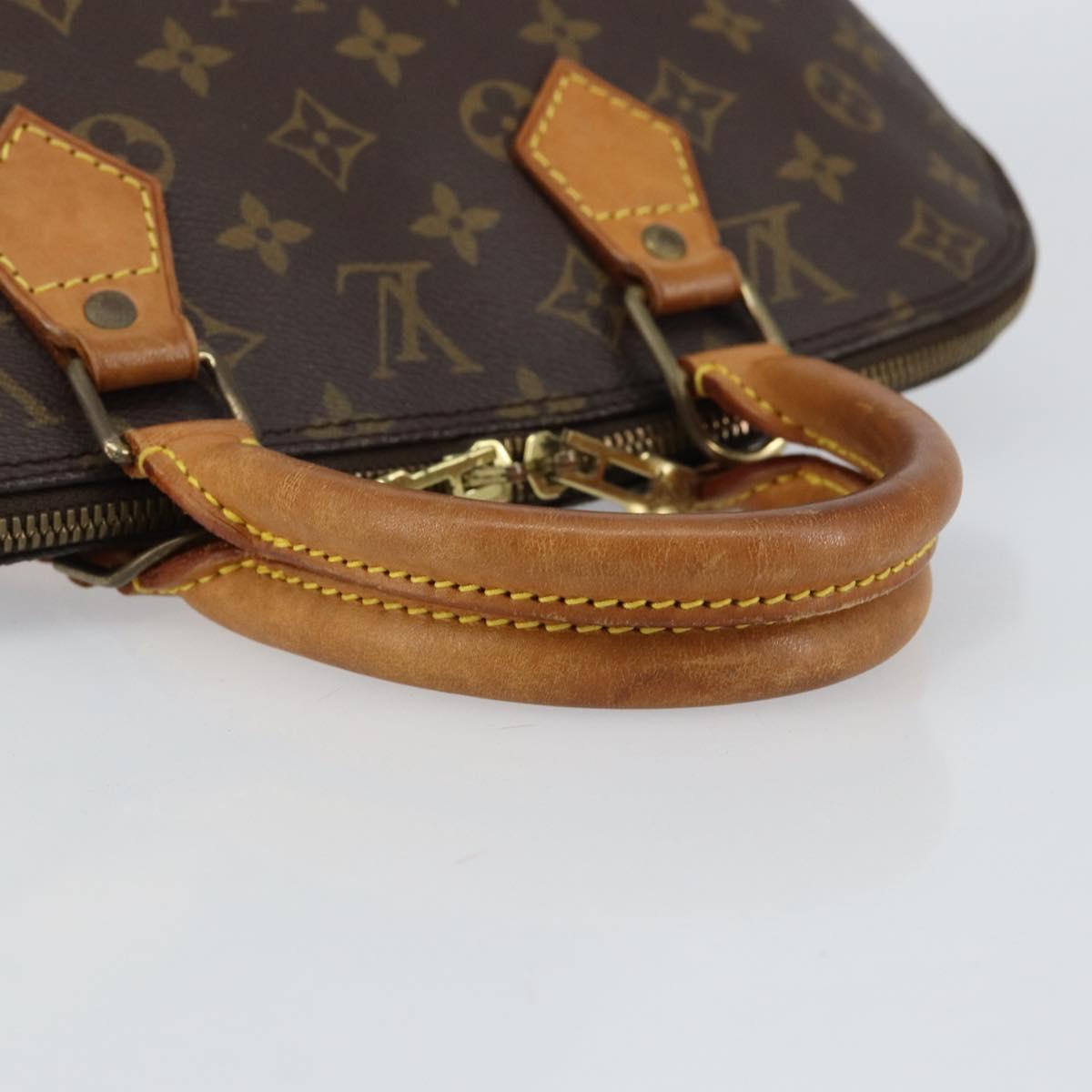 LOUIS VUITTON Monogram Alma Hand Bag M51130 LV Auth BA7631