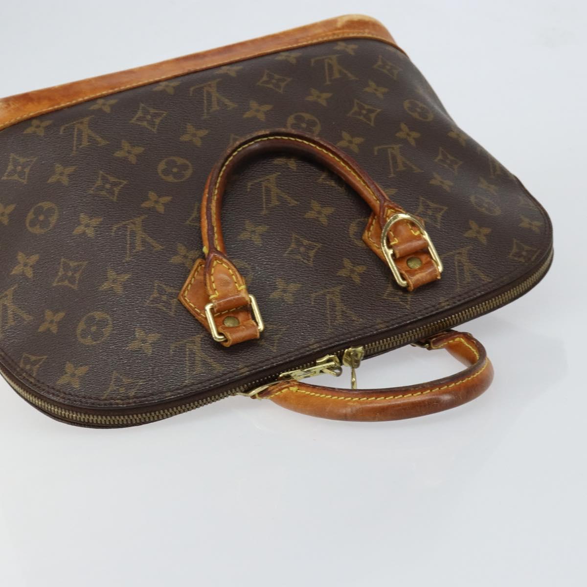 LOUIS VUITTON Monogram Alma Hand Bag M51130 LV Auth BA7632