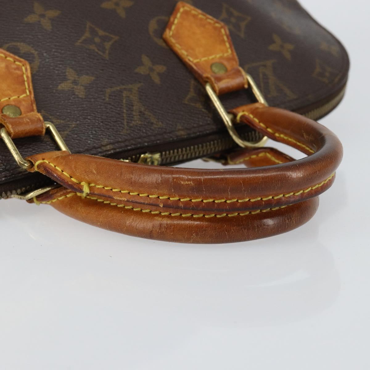 LOUIS VUITTON Monogram Alma Hand Bag M51130 LV Auth BA7632