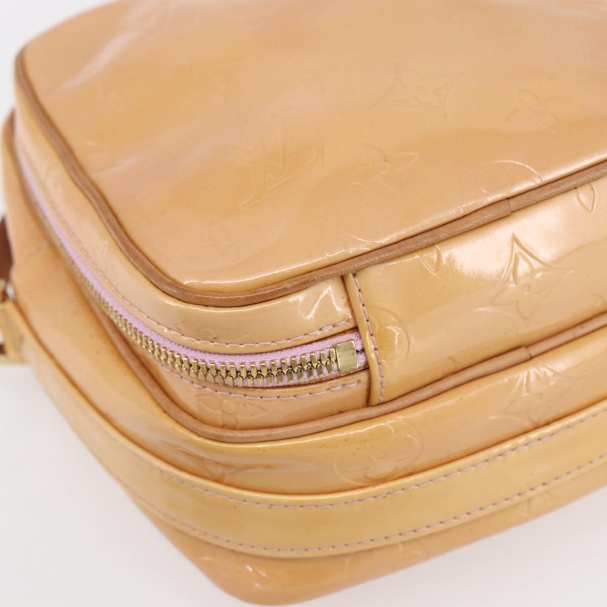 LOUIS VUITTON Monogram Vernis Wooster Bag Marshmallow Pink M91037 LV Auth BA7645