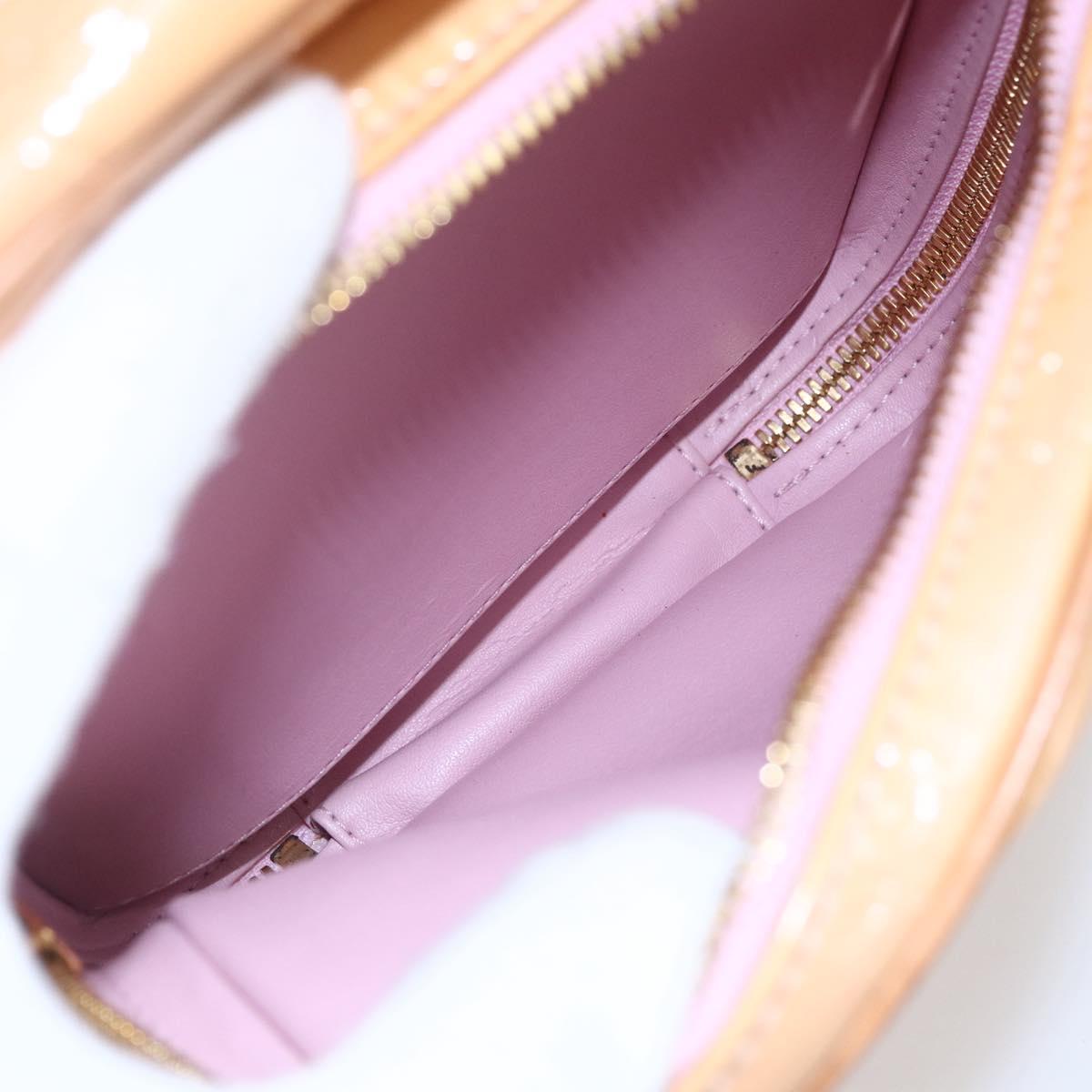 LOUIS VUITTON Monogram Vernis Wooster Bag Marshmallow Pink M91037 LV Auth BA7645