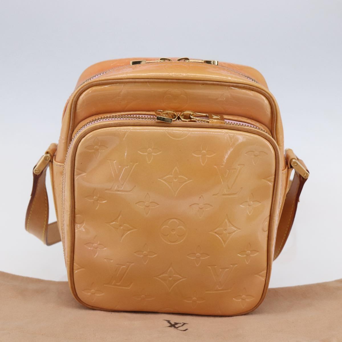 LOUIS VUITTON Monogram Vernis Wooster Bag Marshmallow Pink M91037 LV Auth BA7645