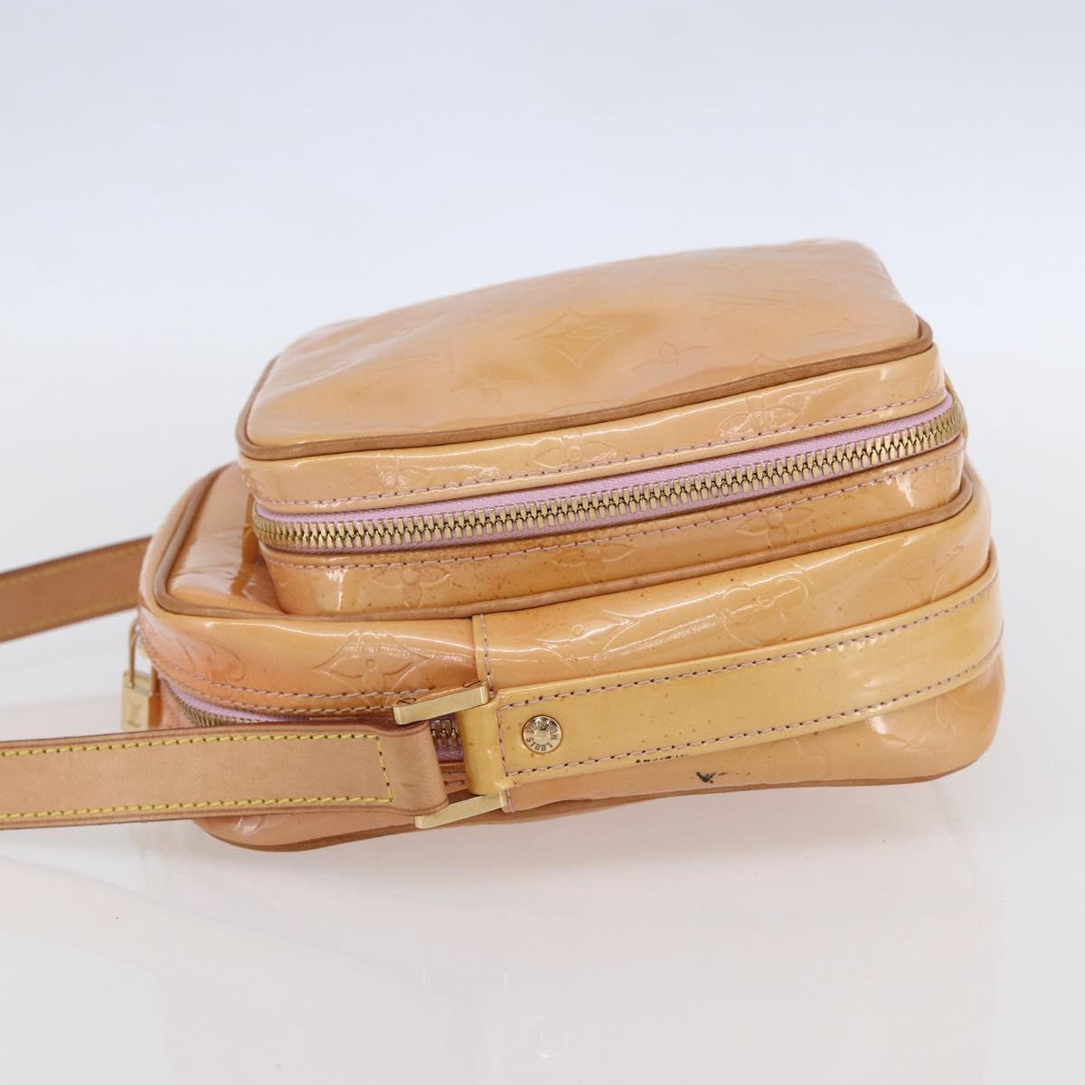 LOUIS VUITTON Monogram Vernis Wooster Bag Marshmallow Pink M91037 LV Auth BA7645