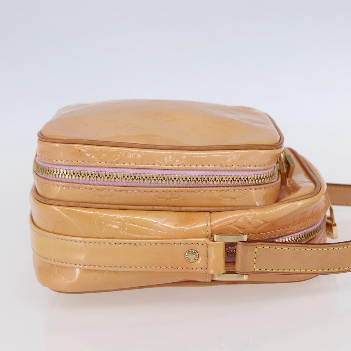 LOUIS VUITTON Monogram Vernis Wooster Bag Marshmallow Pink M91037 LV Auth BA7645