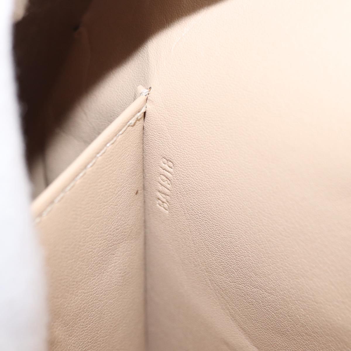 LOUIS VUITTON Monogram Vernis Thompson Street Bag Beige M91301 LV Auth BA7646