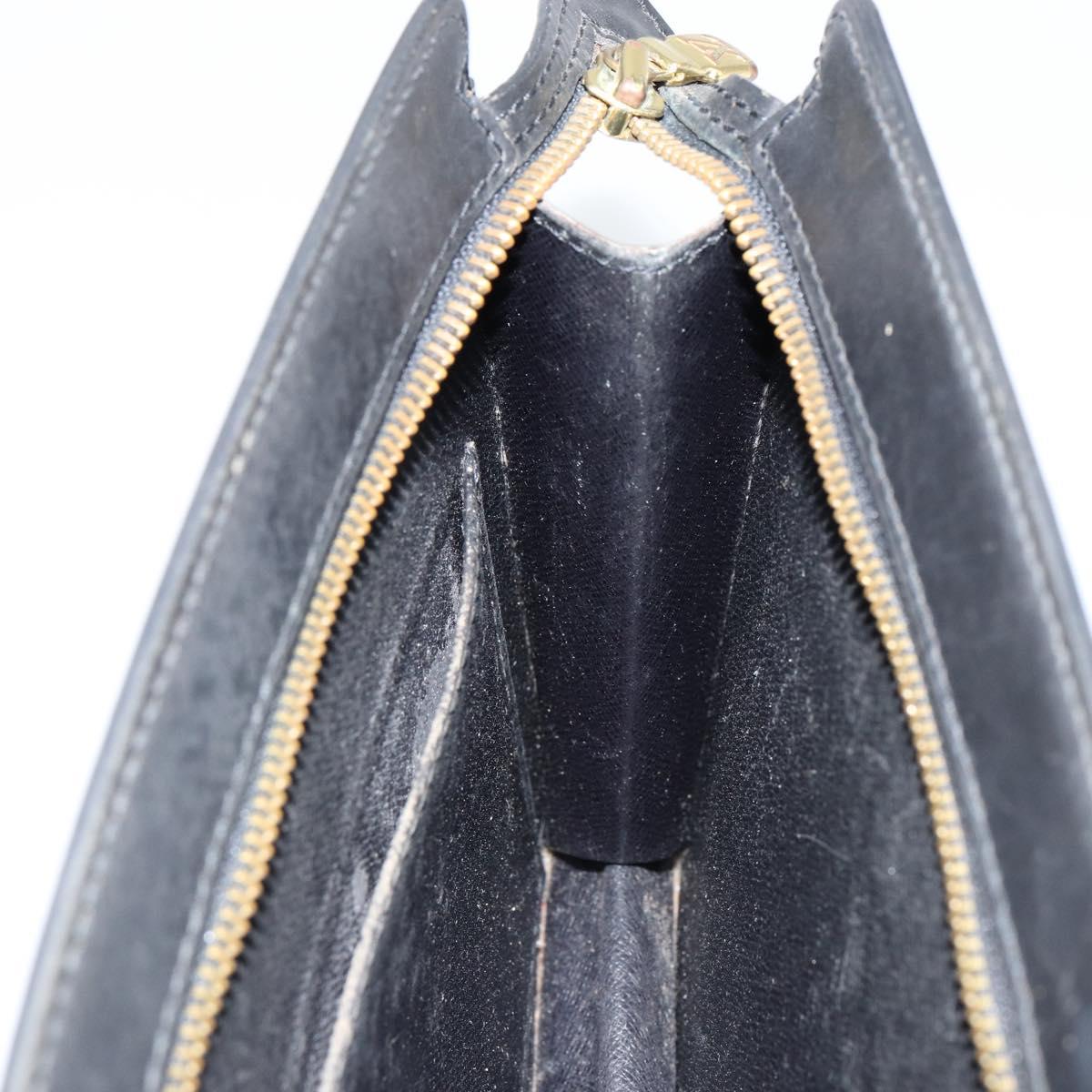 LOUIS VUITTON Epi Pochette Homme Clutch Bag Black Noir M52522 LV Auth BA7650