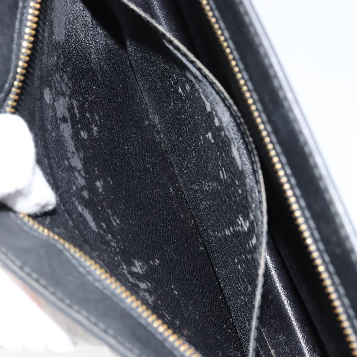 LOUIS VUITTON Epi Pochette Homme Clutch Bag Black Noir M52522 LV Auth BA7650