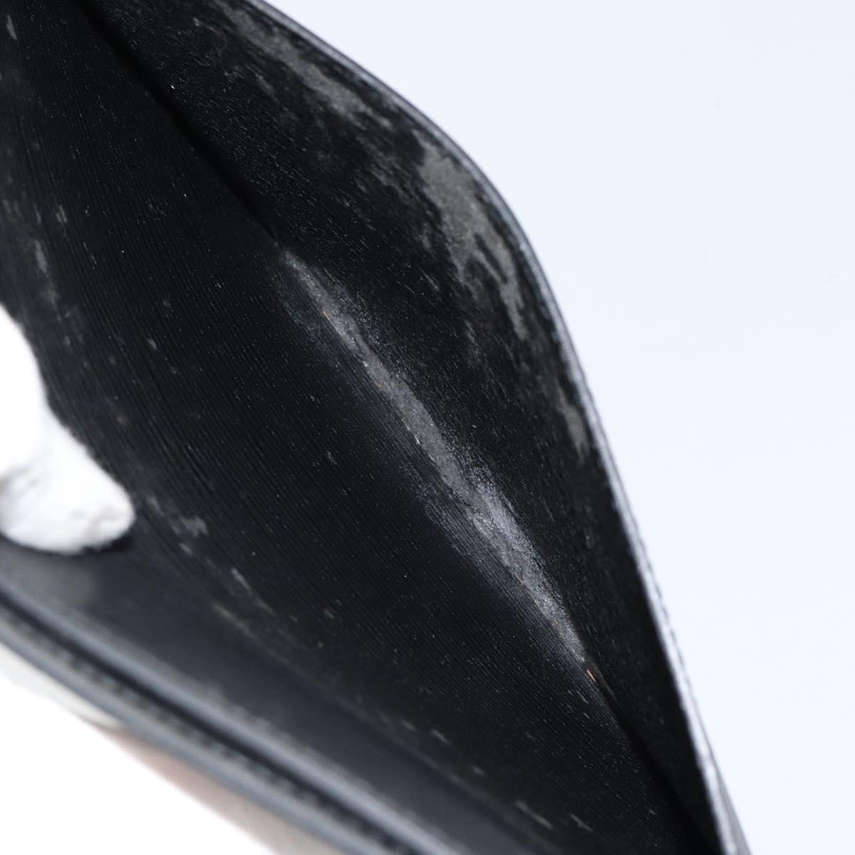 LOUIS VUITTON Epi Pochette Homme Clutch Bag Black Noir M52522 LV Auth BA7650