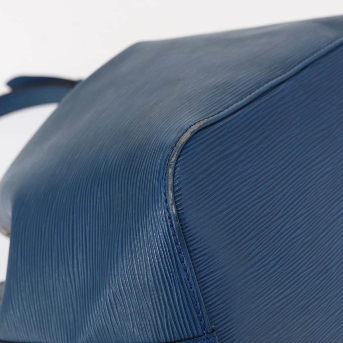 LOUIS VUITTON Epi Petit Noe Shoulder Bag Blue M44105 LV Auth BA7654