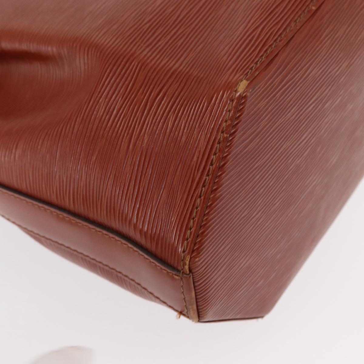 LOUIS VUITTON Epi Sac Depaule GM Shoulder Bag Brown M80193 LV Auth BA7656