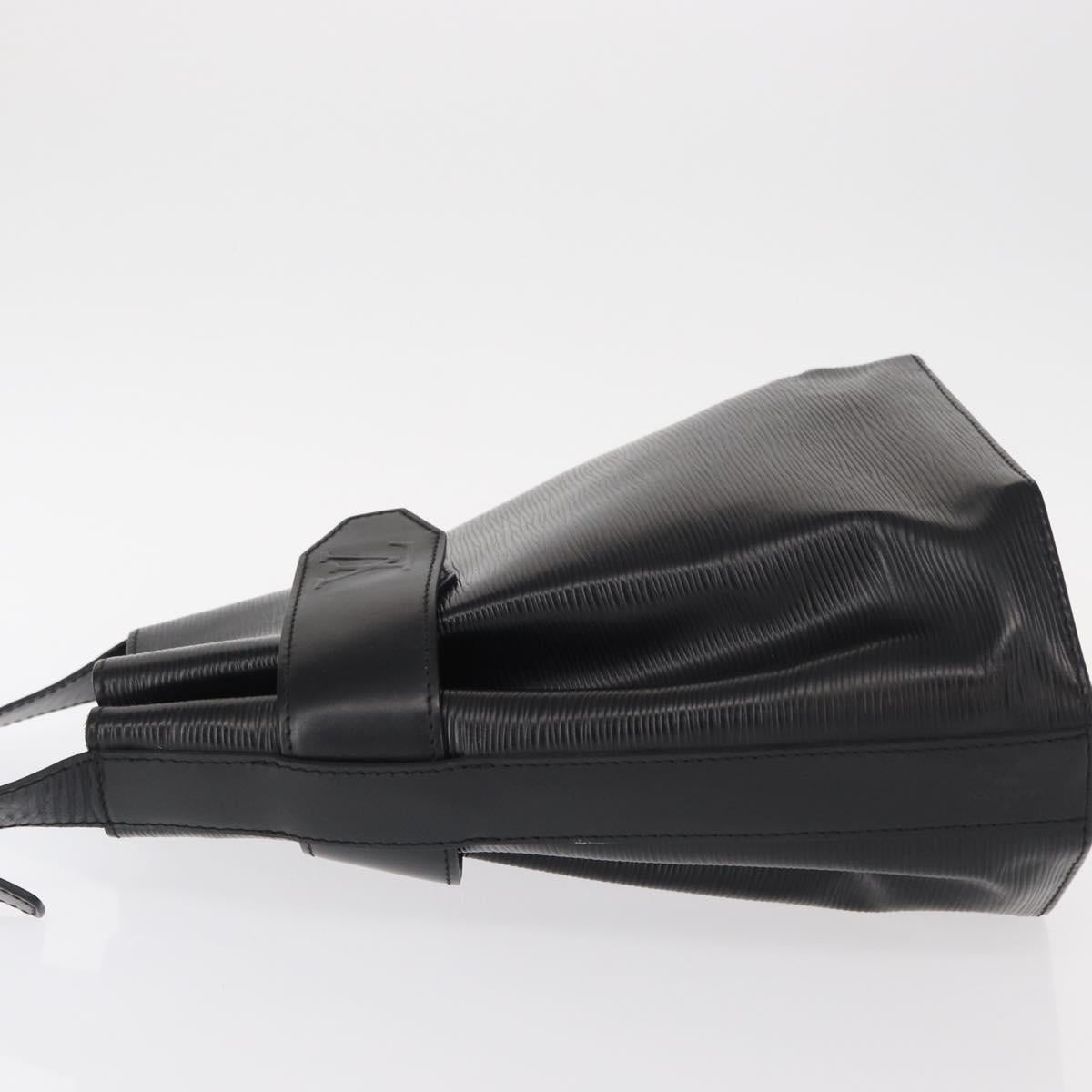 LOUIS VUITTON Epi Sac Depaule PM Shoulder Bag Black M80157 LV Auth BA7657