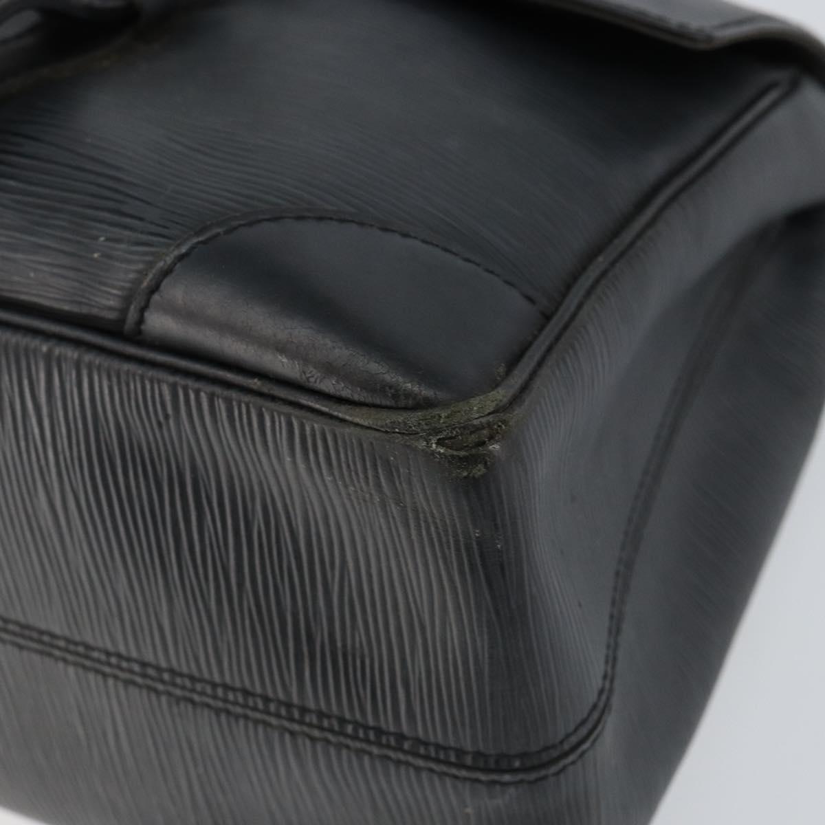 LOUIS VUITTON Epi Segur MM Hand Bag Black M58862 LV Auth BA7659