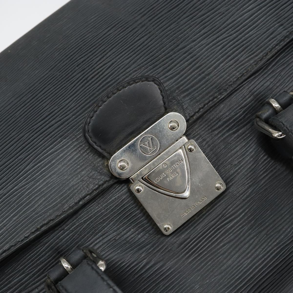 LOUIS VUITTON Epi Segur MM Hand Bag Black M58862 LV Auth BA7659