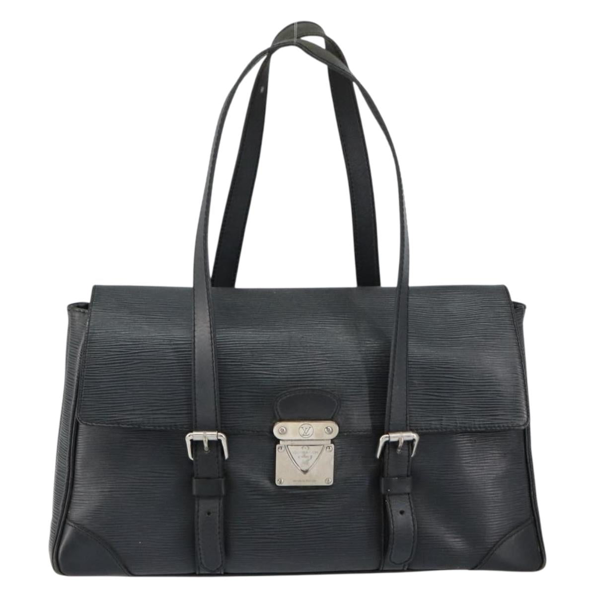 LOUIS VUITTON Epi Segur MM Hand Bag Black M58862 LV Auth BA7659