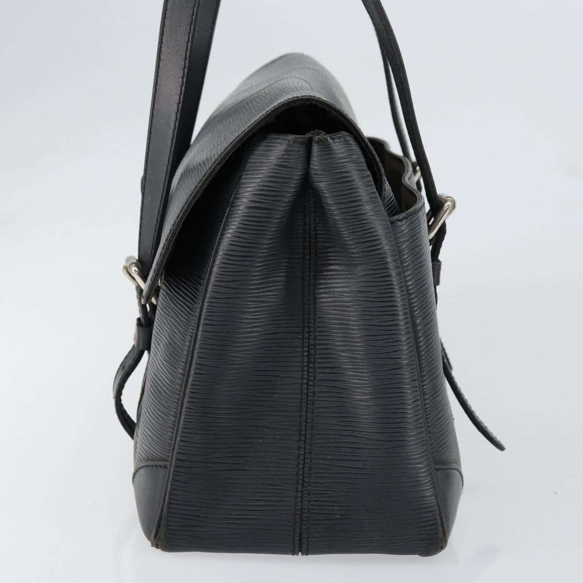 LOUIS VUITTON Epi Segur MM Hand Bag Black M58862 LV Auth BA7659