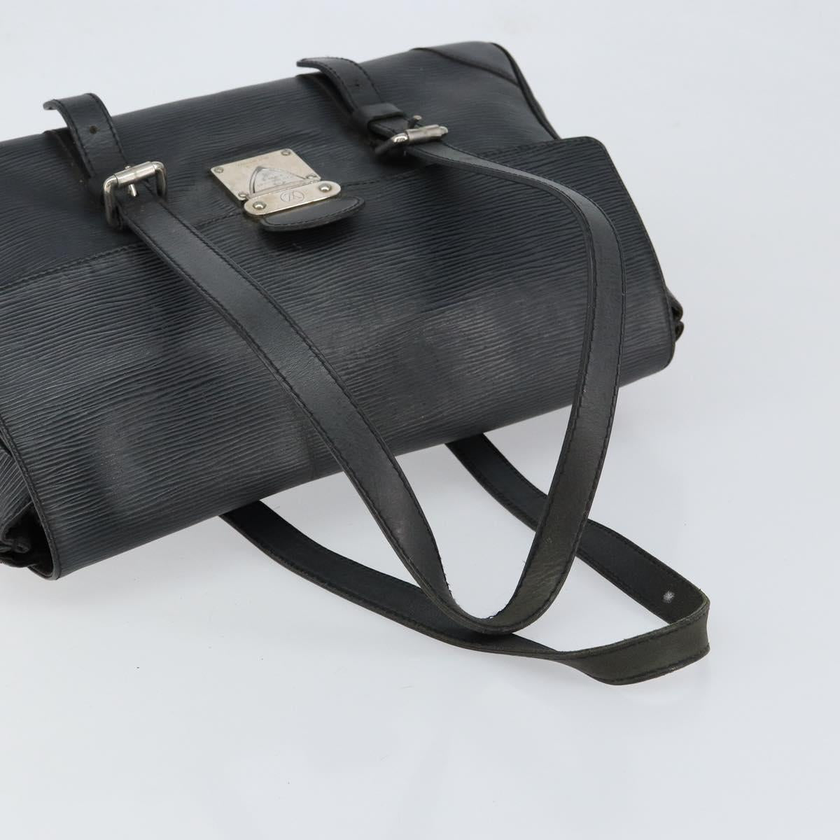 LOUIS VUITTON Epi Segur MM Hand Bag Black M58862 LV Auth BA7659