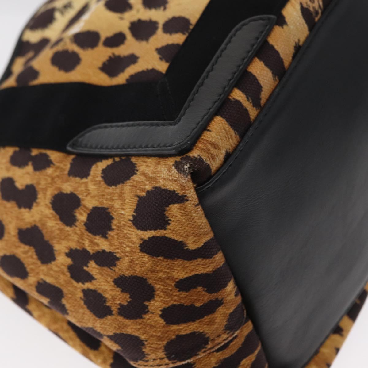 BALENCIAGA Cabas S Tote Bag Canvas Brown 339933 Auth BA7710