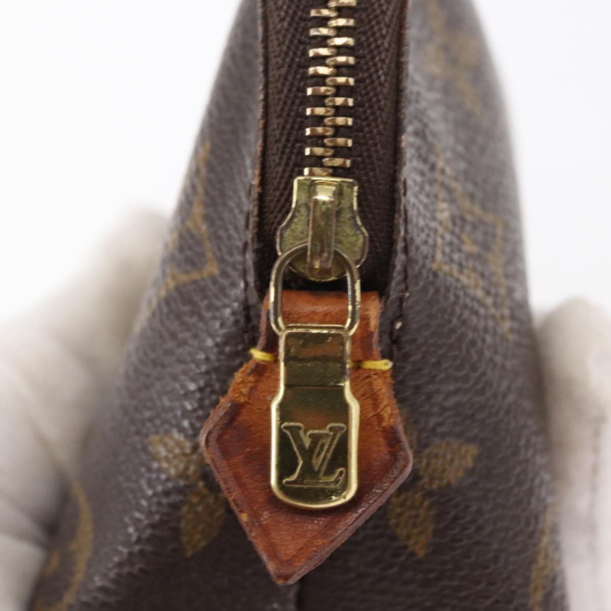 LOUIS VUITTON Monogram Pochette Cosmetic PM Cosmetic Pouch M47515 LV Auth BA7712