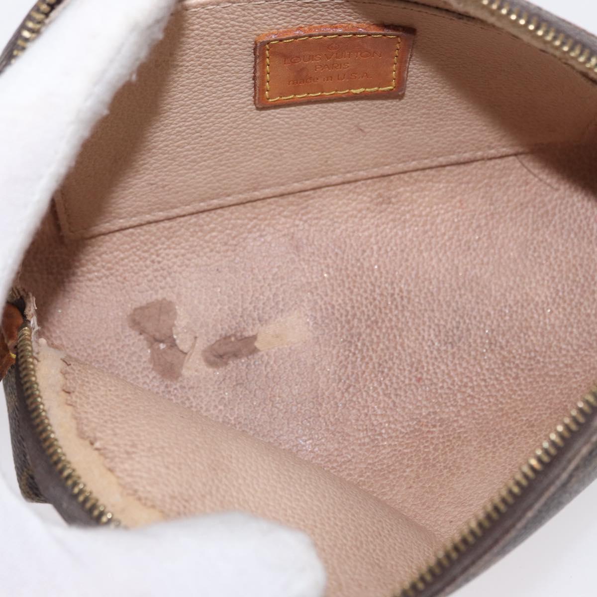 LOUIS VUITTON Monogram Pochette Cosmetic PM Cosmetic Pouch M47515 LV Auth BA7712