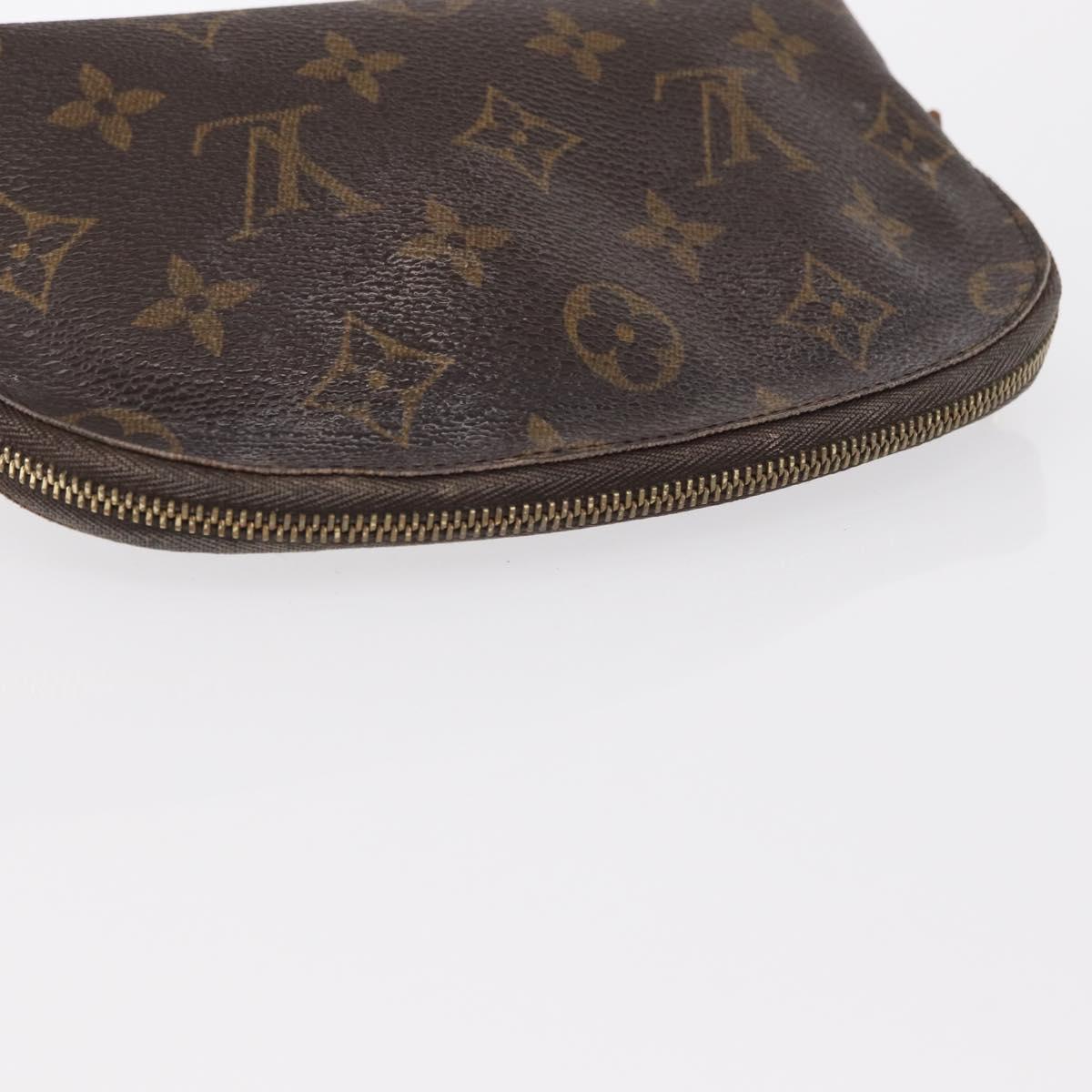 LOUIS VUITTON Monogram Pochette Cosmetic PM Cosmetic Pouch M47515 LV Auth BA7712