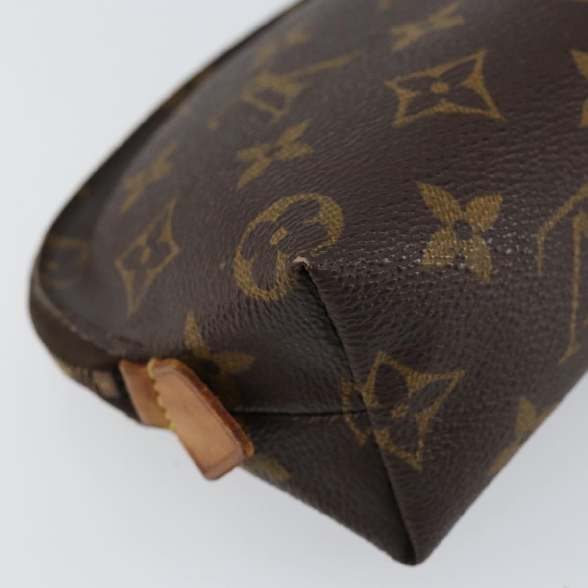 LOUIS VUITTON Monogram Pochette Cosmetic PM Cosmetic Pouch M47515 LV Auth BA7713