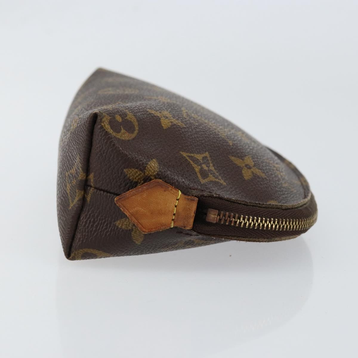 LOUIS VUITTON Monogram Pochette Cosmetic PM Cosmetic Pouch M47515 LV Auth BA7713