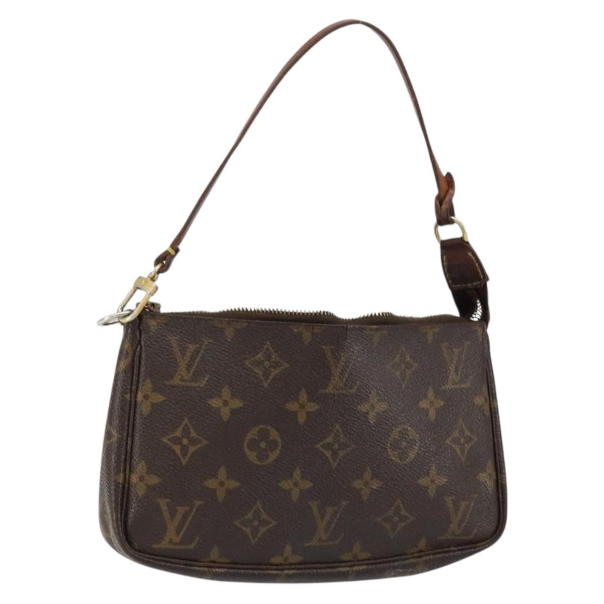 LOUIS VUITTON Monogram Pochette Accessoires Pouch M51980 LV Auth BA7714