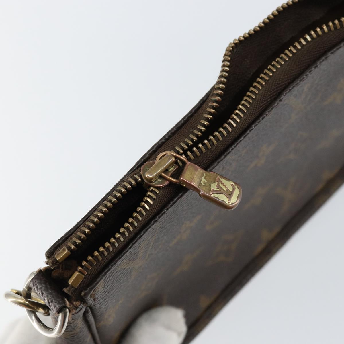 LOUIS VUITTON Monogram Pochette Accessoires Pouch M51980 LV Auth BA7714