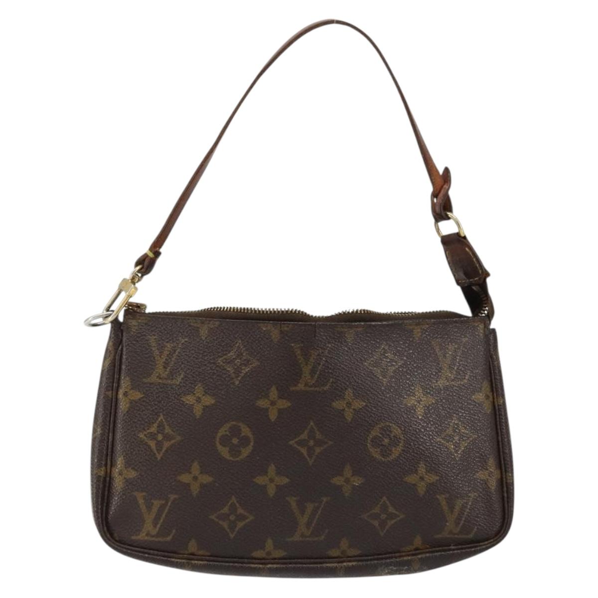 LOUIS VUITTON Monogram Pochette Accessoires Pouch M51980 LV Auth BA7714