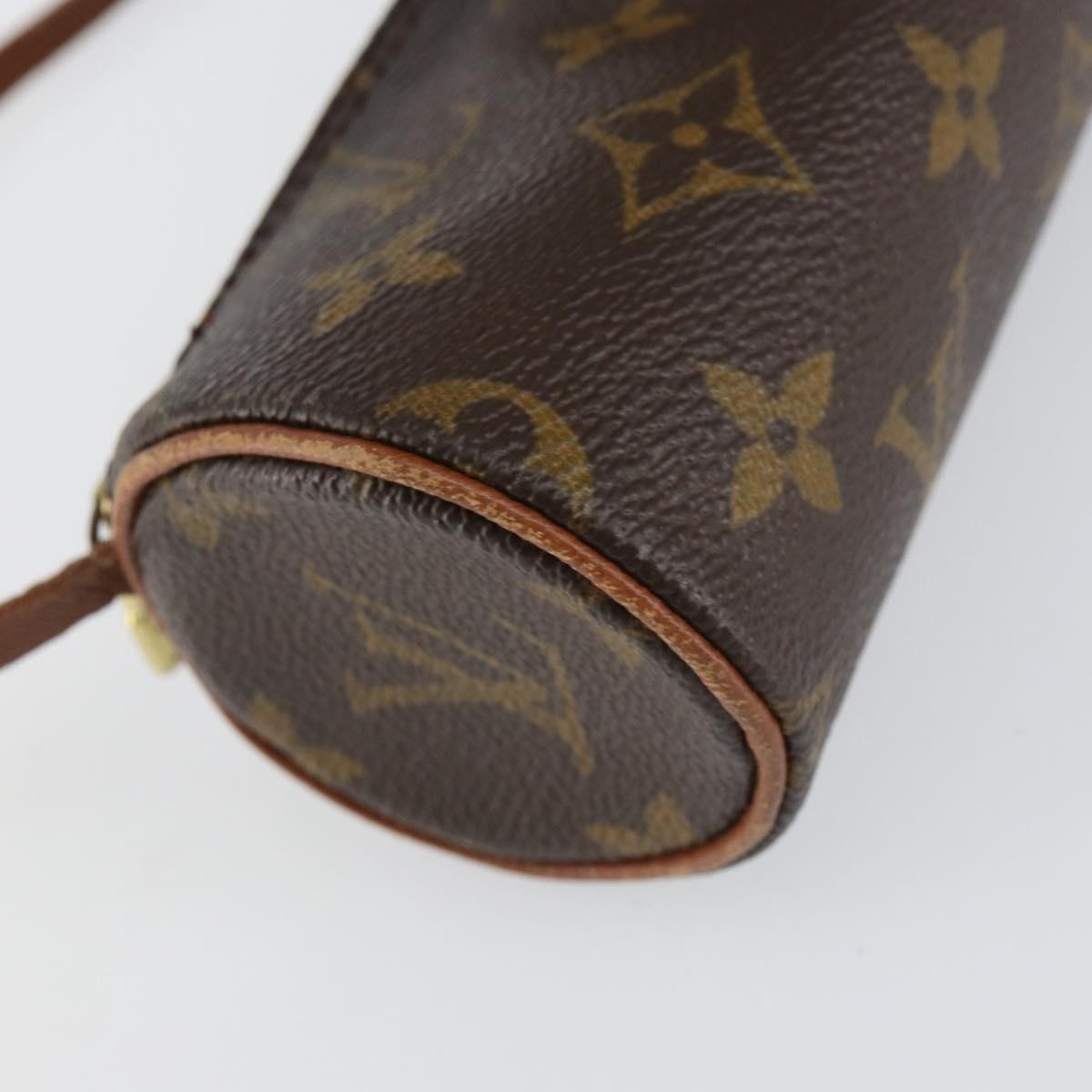 LOUIS VUITTON Monogram Papillon Pouch LV Auth BA7717