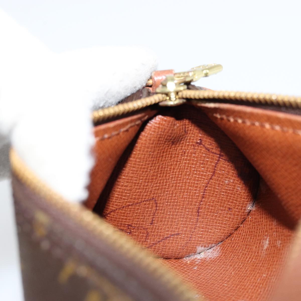 LOUIS VUITTON Monogram Papillon Pouch LV Auth BA7717