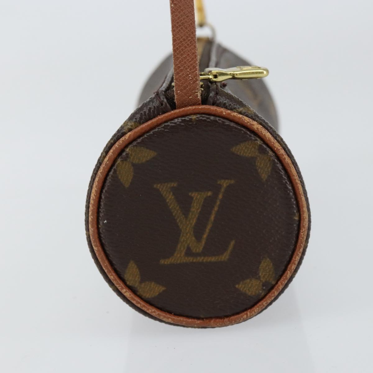 LOUIS VUITTON Monogram Papillon Pouch LV Auth BA7717