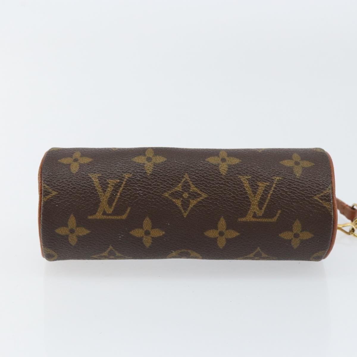LOUIS VUITTON Monogram Papillon Pouch LV Auth BA7717