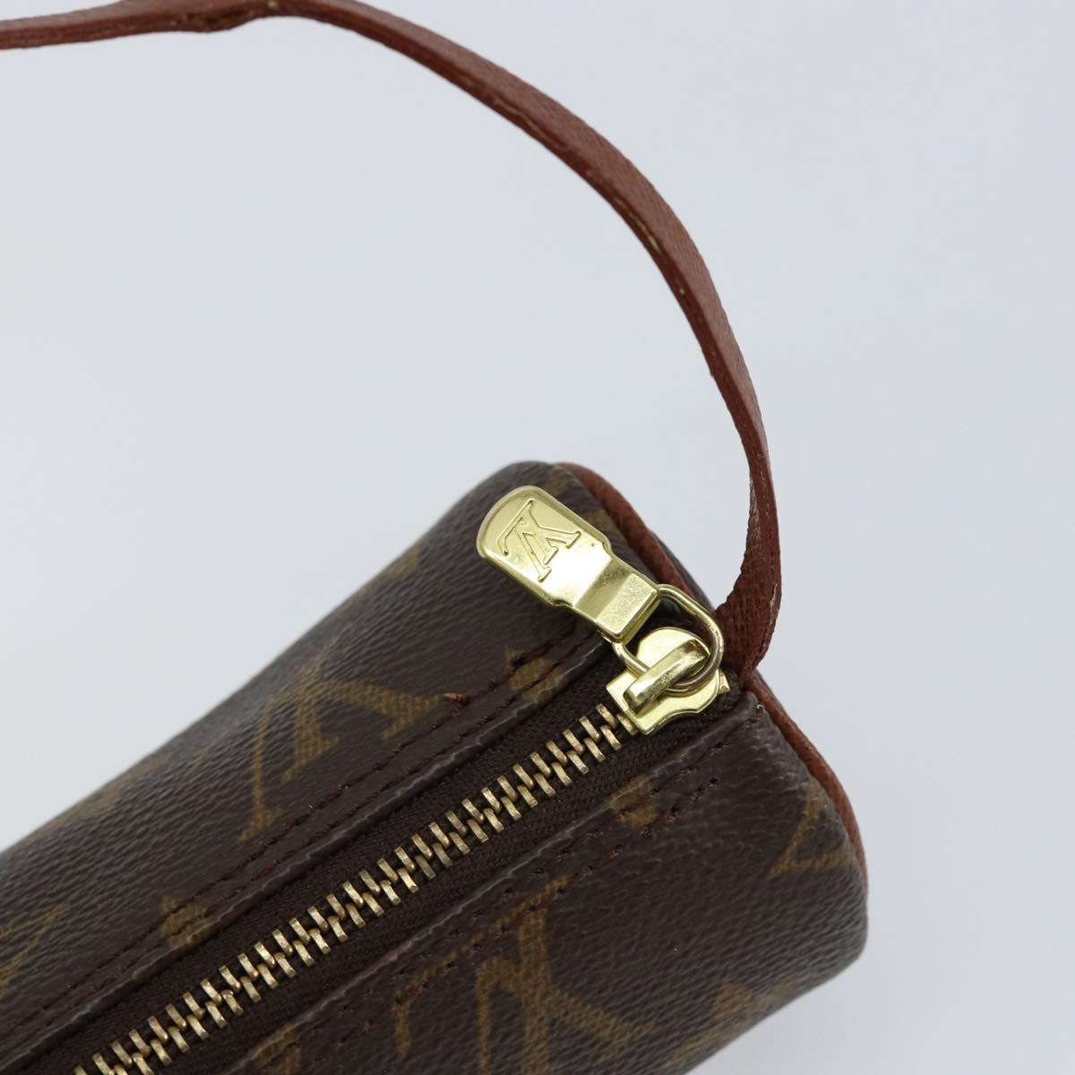 LOUIS VUITTON Monogram Papillon Pouch LV Auth BA7718