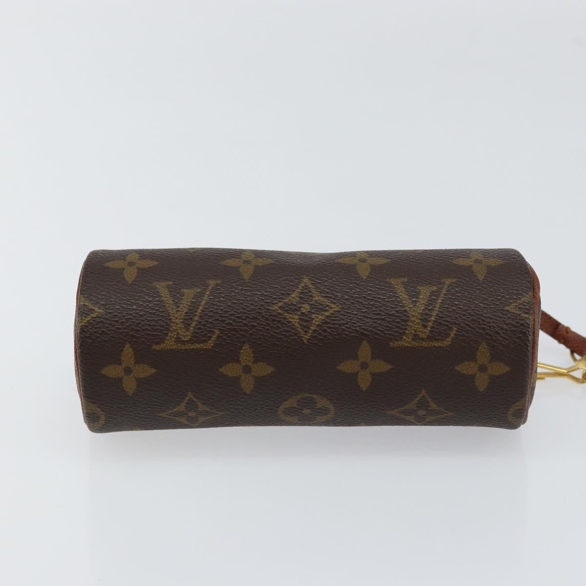 LOUIS VUITTON Monogram Papillon Pouch LV Auth BA7718