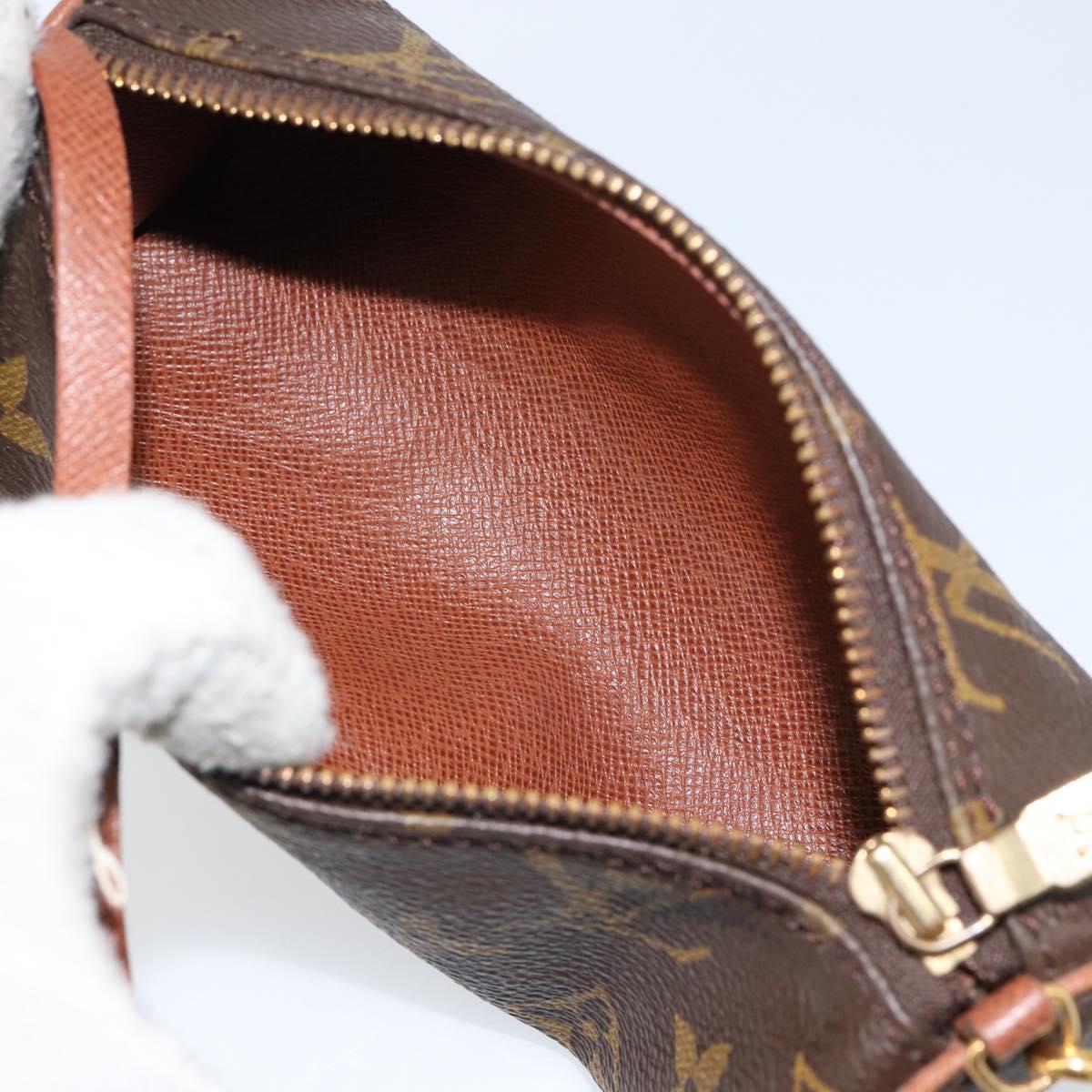 LOUIS VUITTON Monogram Papillon Pouch LV Auth BA7719