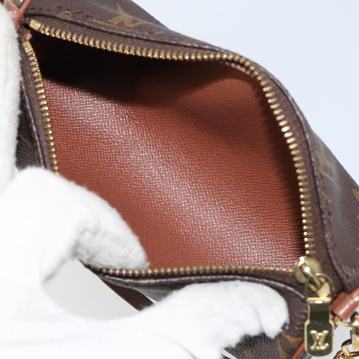 LOUIS VUITTON Monogram Papillon Pouch LV Auth BA7720