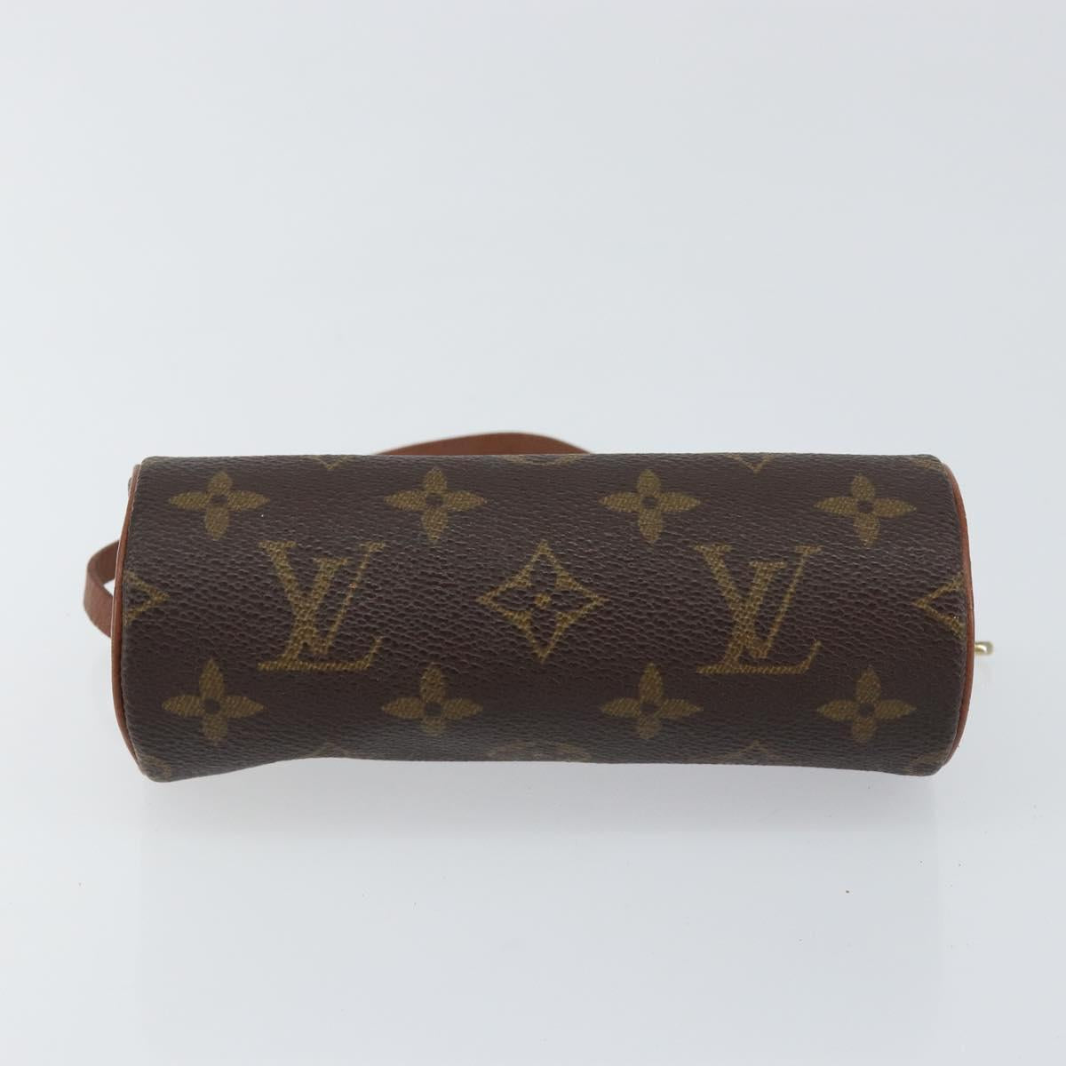 LOUIS VUITTON Monogram Papillon Pouch LV Auth BA7720