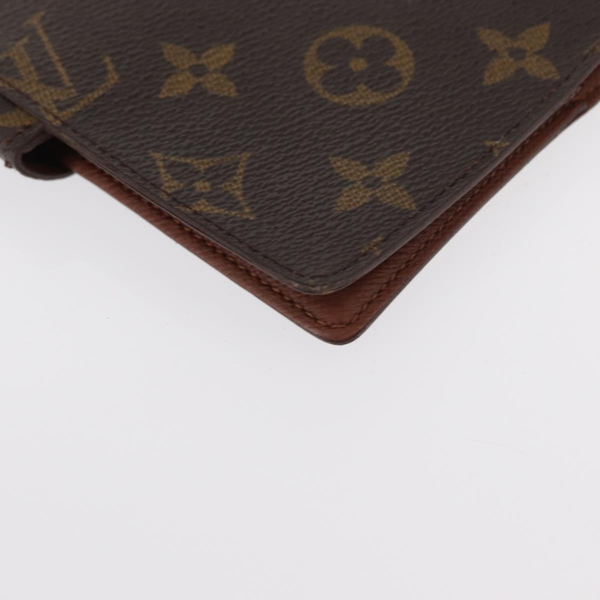 LOUIS VUITTON Monogram Agenda PM Day Planner Cover R20005 LV Auth BA7721