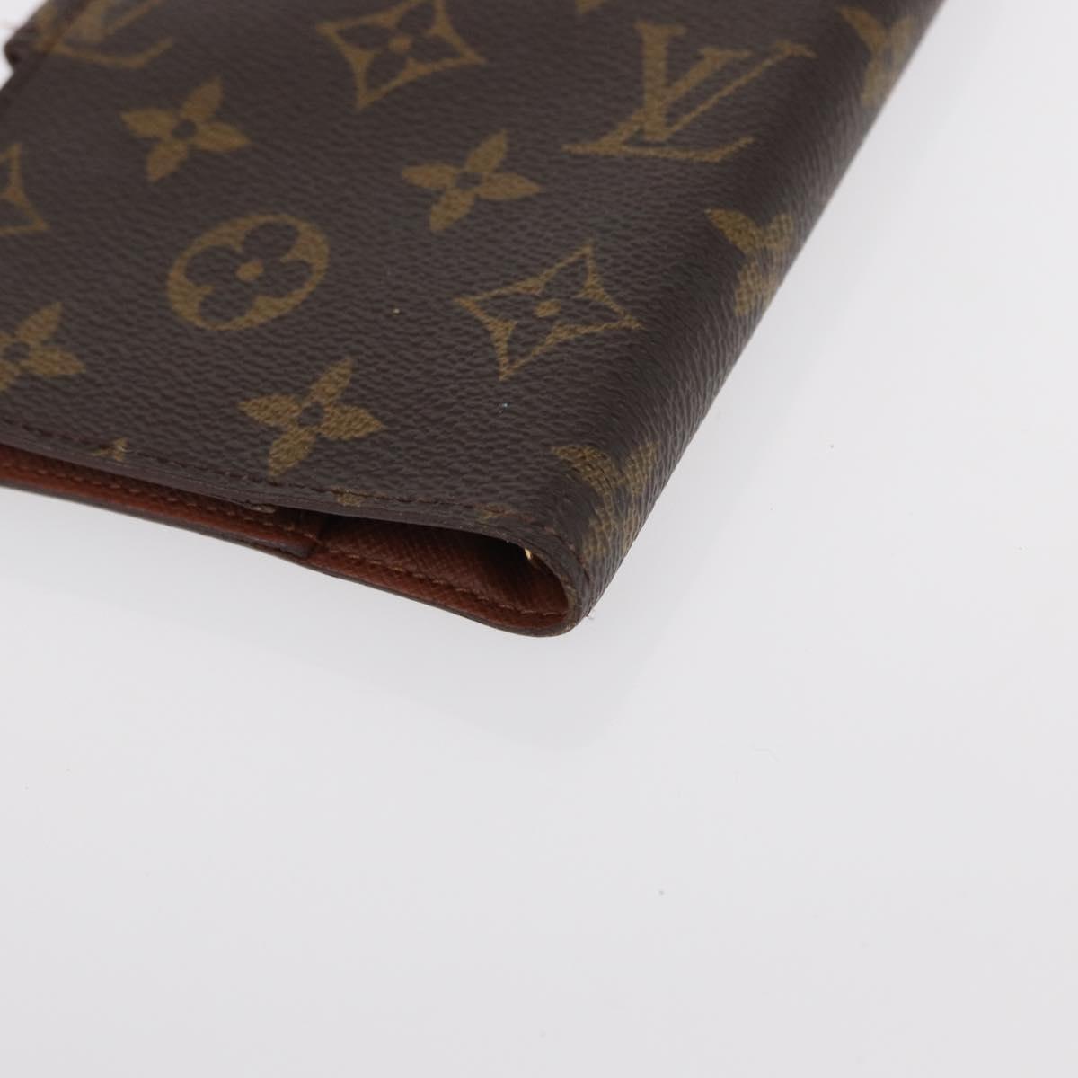 LOUIS VUITTON Monogram Agenda PM Day Planner Cover R20005 LV Auth BA7721
