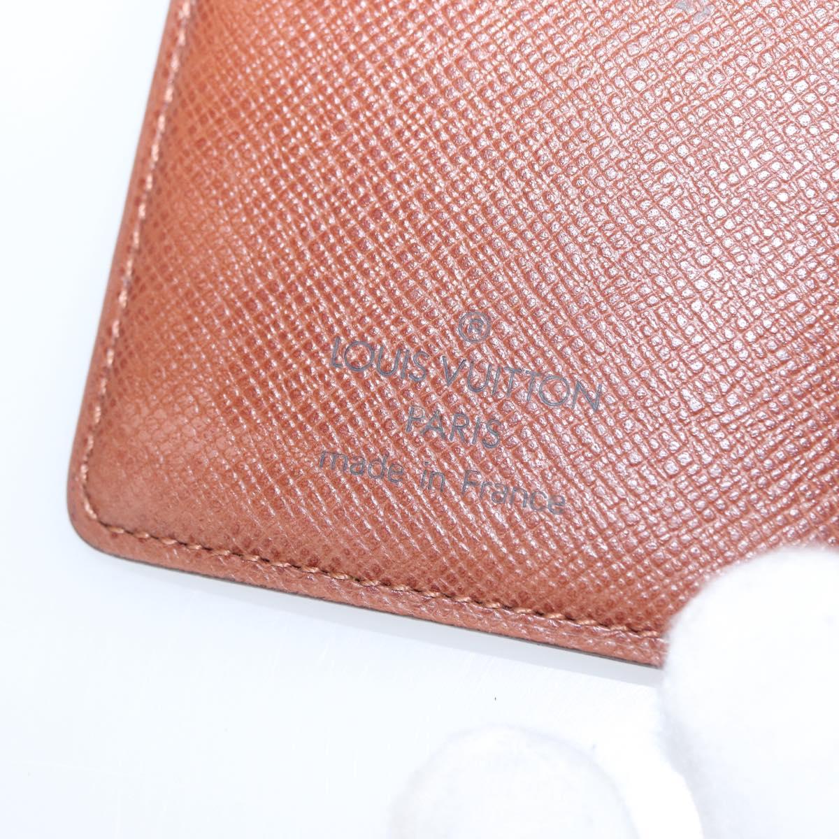 LOUIS VUITTON Monogram Agenda PM Day Planner Cover R20005 LV Auth BA7721