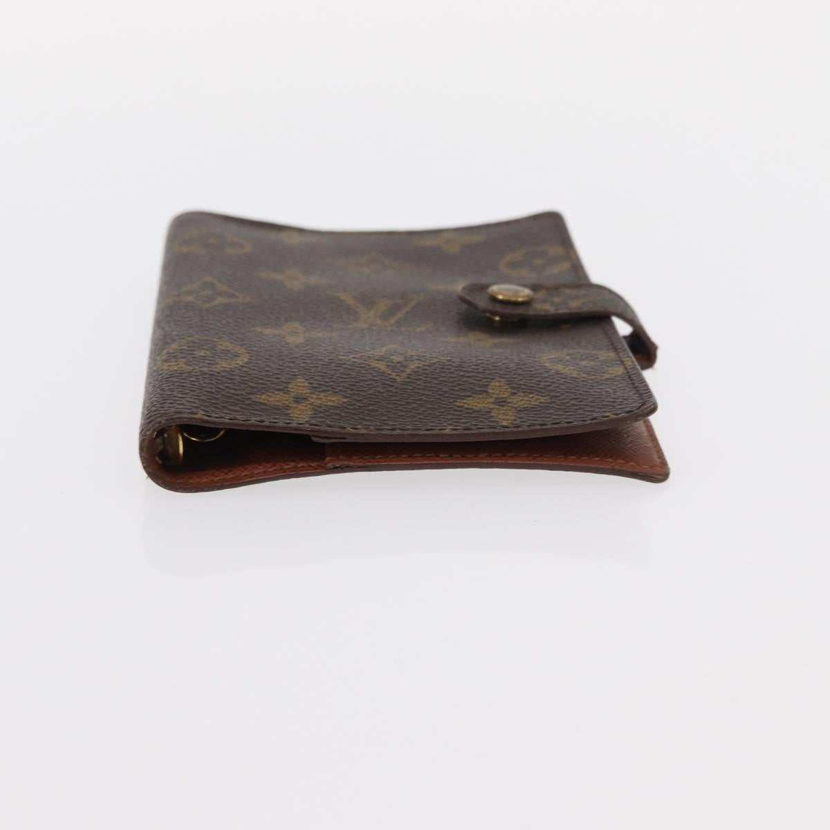 LOUIS VUITTON Monogram Agenda PM Day Planner Cover R20005 LV Auth BA7721
