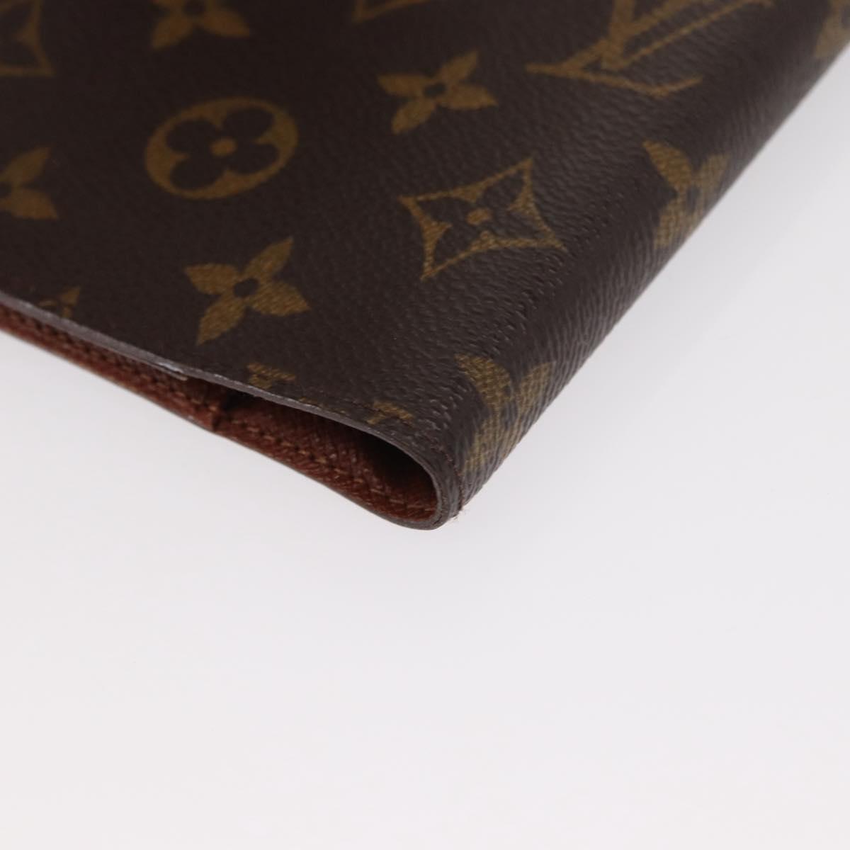 LOUIS VUITTON Monogram Agenda PM Day Planner Cover R20005 LV Auth BA7722