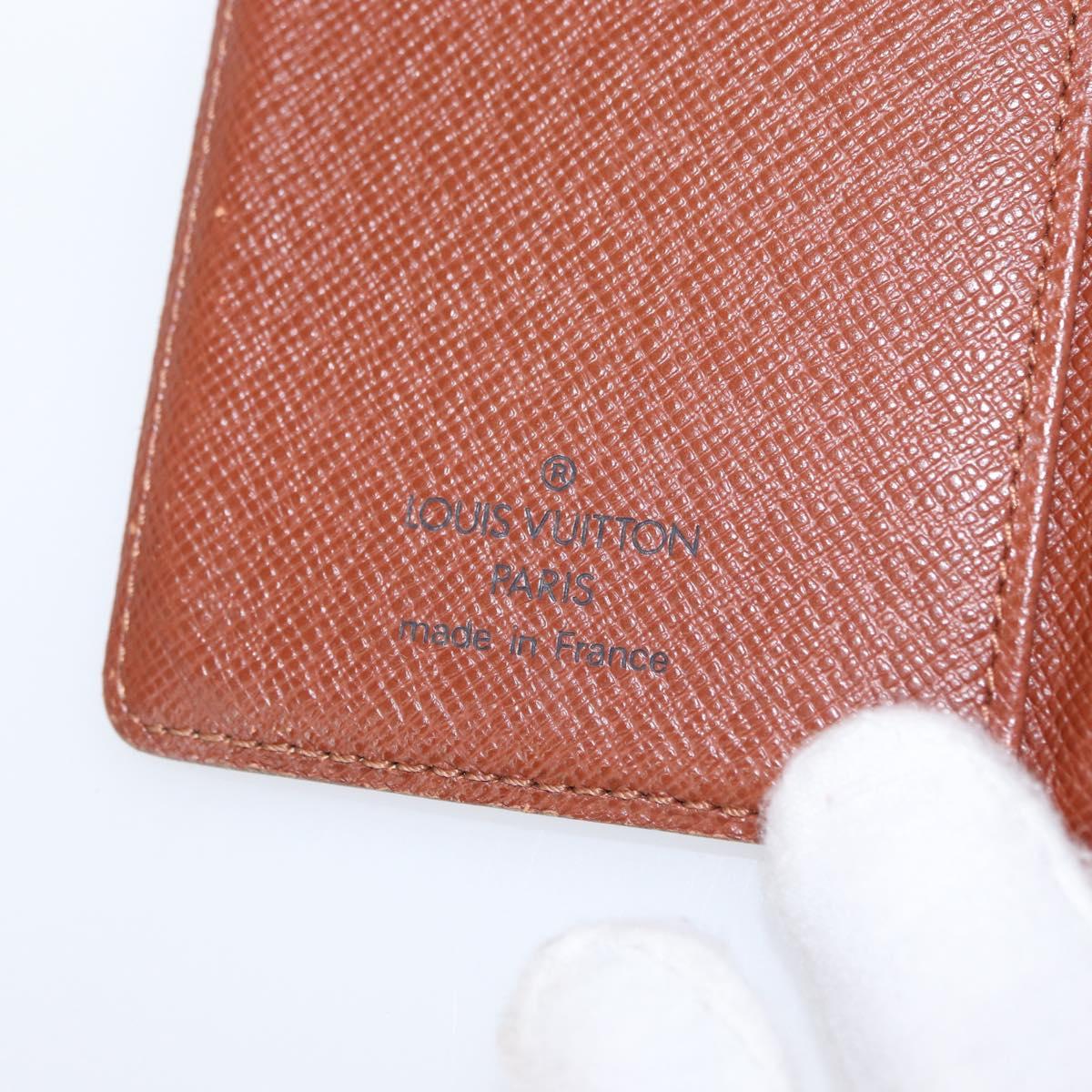 LOUIS VUITTON Monogram Agenda PM Day Planner Cover R20005 LV Auth BA7722