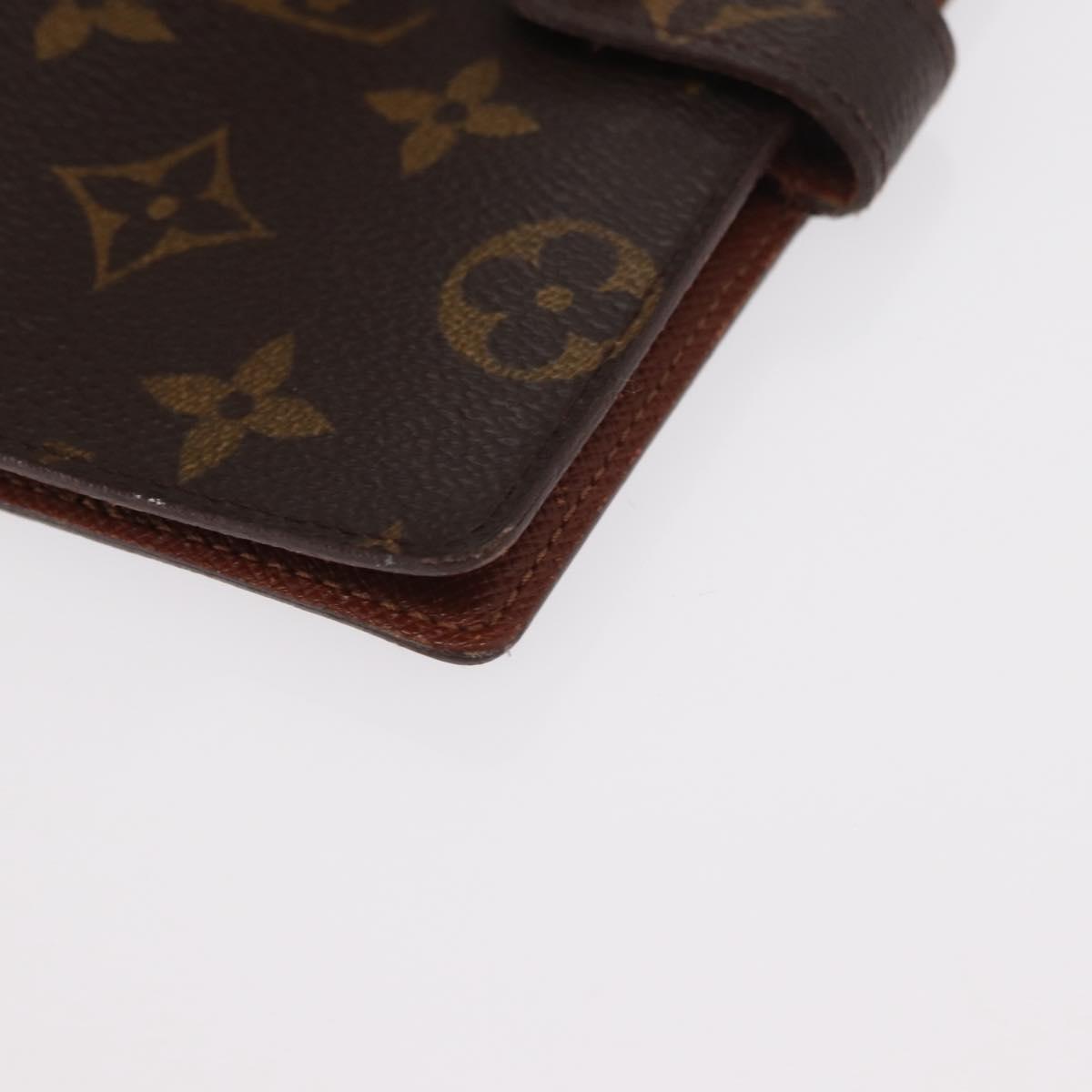 LOUIS VUITTON Monogram Agenda PM Day Planner Cover R20005 LV Auth BA7722