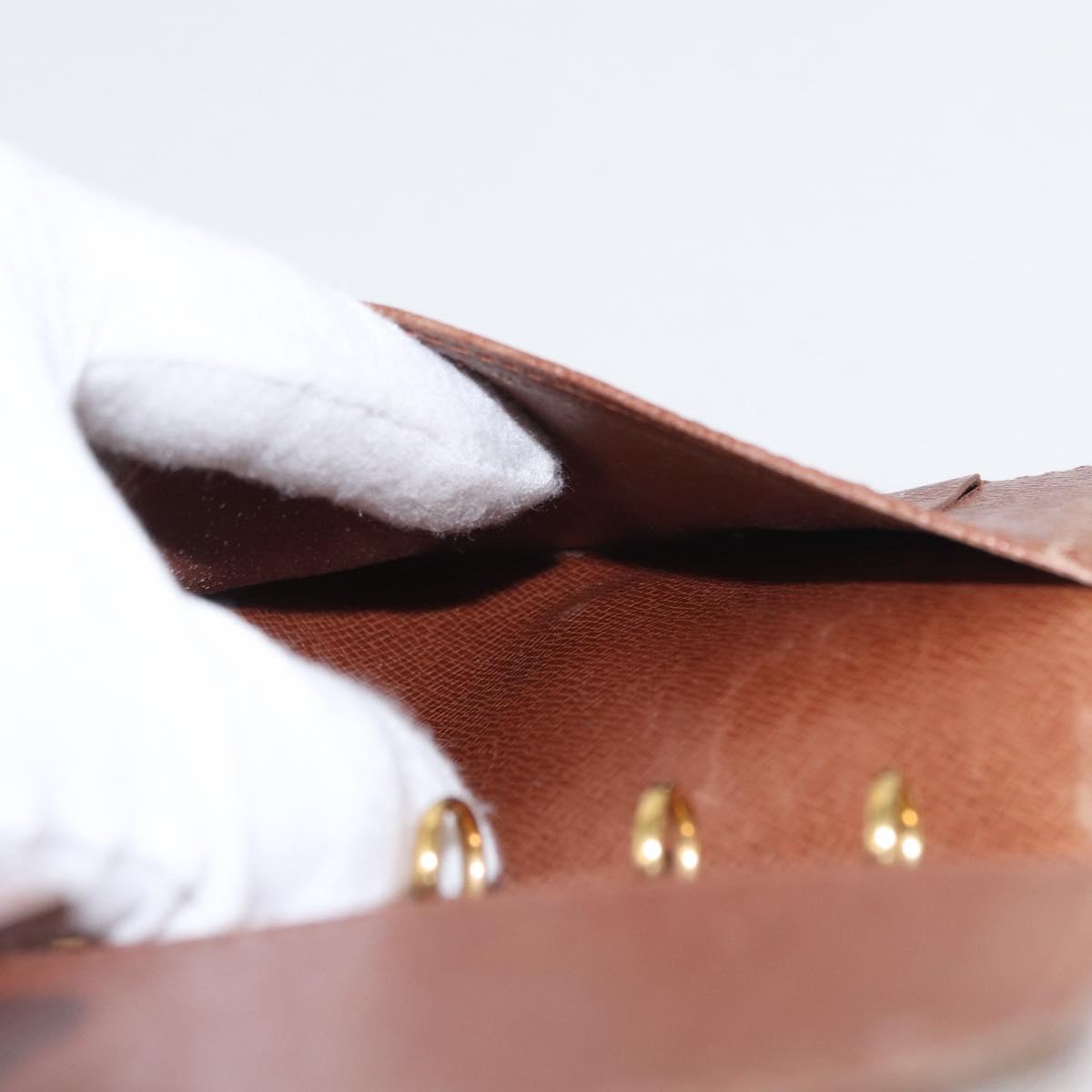 LOUIS VUITTON Epi Agenda PM Day Planner Cover Brown R20053 LV Auth BA7723