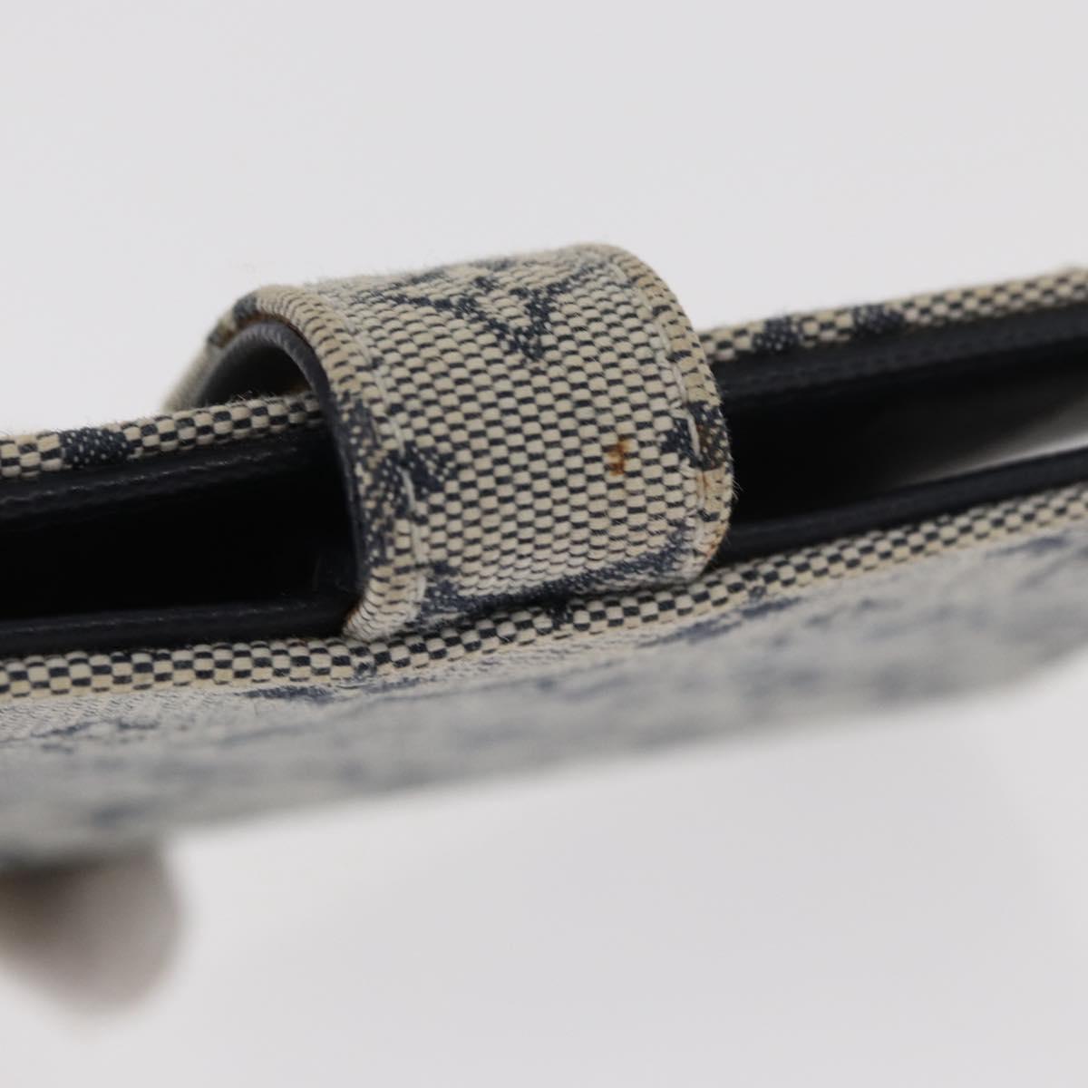 LOUIS VUITTON Monogram Mini Agenda PM Day Planner Cover Blue R20910 Auth BA7729