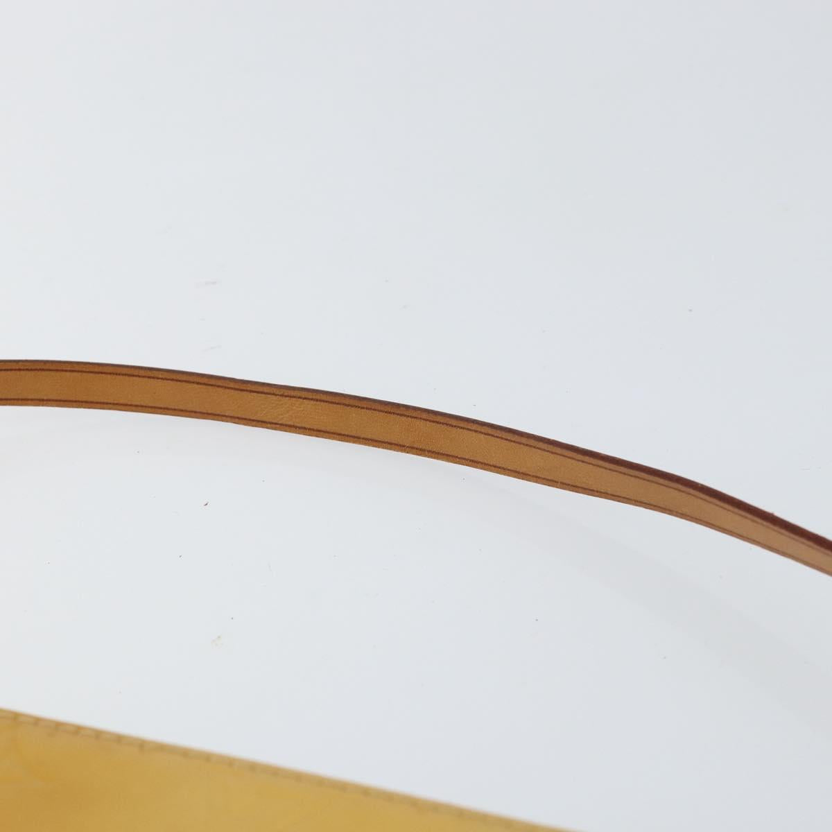 LOUIS VUITTON Monogram Vernis Lexington Accessory Pouch Beige M91010 Auth BA7730