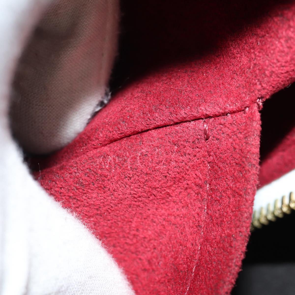 LOUIS VUITTON Monogram Multicolor Trouville Hand Bag White M92663 Auth BA7742V